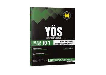 TR-YÖS Genel Yetenek IQ-1 Konu Anlatımlı