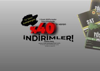 TR YÖS–SAT–TÖMER Kitaplarında Yıl Sonu Kampanyası